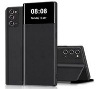 Wallet Case für Samsung Galaxy S20 Hülle Clear View Handyhülle für Samsung S20 Klapphülle Flip Cover mit Ständer Stoßfest Kratzfest Leder Schutzhülle Kartenfach Handytasche 5G/6.2"