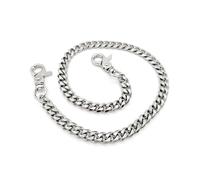 Wallet Chain,Edelstahl Hosenkette,Hosenkette Herren Länge 50 cm,Kette Herren,Mode Persönlichkeit Punk Kette,für Männer und Frauen,Jeans,Brieftaschen,DIY Tascheherstellung,Herren Damen, 1*5*4, acero
