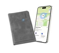 Wallet Finder - Cartera MagSafe con seguimiento GPS - Funciona con aplicación donde está - Hasta 6 tarjetas + espacio en efectivo - Magnético, carga inalámbrica - Solo para iPhone (GRIS)