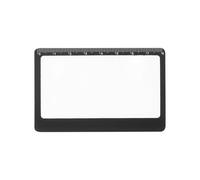 Wallet Magnifier Card - 3X Mini Magnifying Glass, Pocket Lens Tool | Prtable High Definition Reading Aid, Outdoor Survival Fire Starter Compact Magnifier For Travel Camping Use