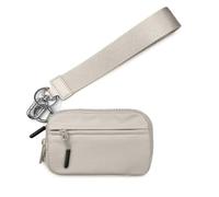 Wallet, The Wallet 2nd Gen, Wristlet Nylon Large Space with Zipper, Waterproof Material(Beige)