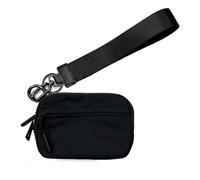 Wallet, The Wallet 2nd Gen, Wristlet Nylon Large Space with Zipper, Waterproof Material(Black)