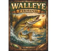 Walleye Fishing Notebook: Fishing Themed Notebook Log Journal | College-Ruled | Paperback | 8.5" x 11" | 100 Lined Pages | Cool Gifts for Men, Boys, Outdoorsmen, and Fishermen