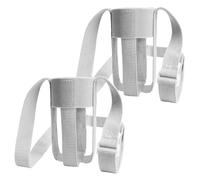 WALLFID - Soporte de botella de agua con correa - Compatibilidad premium para botellas de 10 a 40 onzas, diseñado para niños, compatible con Contigo y Zak, y más (gris 2 piezas)