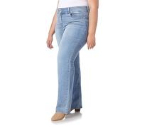 WallFlower Luscious Curvy Bootcut Mid-Rise Insta Stretch Juniors Jeans (Standard and Plus), Albury, 46 Más Largo para Mujer