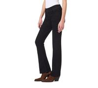 WallFlower Luscious Curvy Bootcut Mid-Rise Insta Stretch Juniors Jeans (Standard and Plus), Negro, 46 Más Largo para Mujer