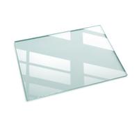 Wallfluent Tapa de Vidrio 100x70 cm Protección contra Daños Instalación Rápida Bordes Pulidos Placa de Seguridad Vidrio Fácil Limpieza Sostenible - Transparente