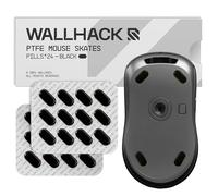 Wallhack PTFE Pill Mouse Skates | Almohadillas Premium universales para Ratones Gaming | Deslizamiento Suave en Alfombrillas de Tela y Vidrio | Ajusta Velocidad y Control | Negro 7 mm x 14 mm