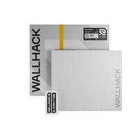 Wallhack SP-004A Alfombrilla de Vidrio para Gaming - Superficie Micrograbada 4.ª Gen, Gran Tamaño para Esports, Deslizamiento Ultra-Rápido con Control, Vidrio Templado, Resistente y Portátil | Blanco