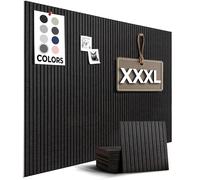 WALLHERO Tablón de anuncios grande, tablero de tachuelas, 59 x 36 pulgadas, paquete de 15, tablero de corcho alternativo para paredes, tablero de corcho para pared, tablero de cordón para pared