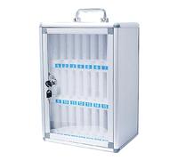 WallMount - Caja fuerte digital segura para teléfono celular con asa y llaves para oficina, escuela, militar, protege dispositivos y garantiza la seguridad