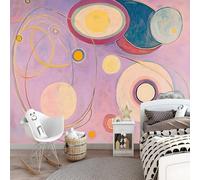 Wallpaper Vertical Stripes Abstract Design 300 x 210 cm for Living Room Children's Room Bedroom Hallway 3D Effect Non-Woven Wallpaper Motif Wallpaper UV Orange Brown
