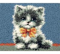 Wallphantom DIY Alfombras Kits De Ganchillo,Lindos gatos animales,Kit De Ganchillo Para Principiantes,set De Lona Para Hacer Alfombras Para El Hogar,80x160cm