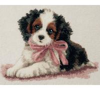 Wallphantom Kit de alfombra con aguja de pestillo para niños y adultos,Lindo perro animal,lfombras,kits de crochet,manualidades de bordado para decoración del hogar,55x75cm