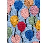 Wallphantom Latch Hook Rug Making Kits,globos de colores,DIY Latch Hook Rug Kits,DIY Rug Crochet Yarn for Home Sofa Decoration,52x38cm
