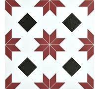 WallPops FP2482 Orion Azulejos adhesivos, rojo, juego de 10 unidades