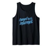 Wallstreet contra Internet Propiedad de acciones de Internet Camiseta sin Mangas