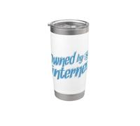 Wallstreet contra Internet propiedad de acciones de Internet Vaso térmico de acero inoxidable de doble pared
