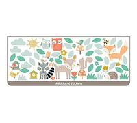 Walltastic, Adhesivos de Gran tamaño para tu habitación, los árboles del Bosque y Sus Amigos, Multicolor, Grande