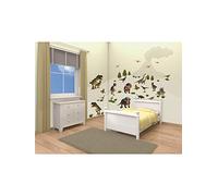 Walltastic - Kit de decoración para habitación con paisaje de dinosaurios
