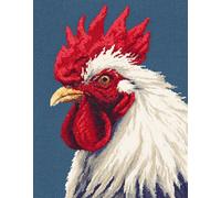 WallustrioaW animal Kit de Alfombras con Gancho de Pestillo,Una hermosa polla grande,3D Latch Hook Manualidades Kits,DIY de Fabricación de Alfombras para Adultos y Principiantes,52x38cm