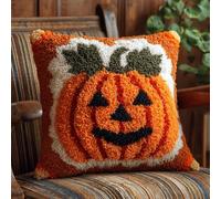 WallustrioaW Kit De Almohada De Gancho De Pestillo Víspera De Todos Los Santos Preimpreso Kit De Gancho De Pestillo De Cruz Para Adultos Y Niños Decoración Del 43 * 43Cm