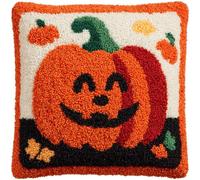 WallustrioaW Kit De Almohada De Gancho De Pestillo Víspera De Todos Los Santos Preimpreso Kit De Gancho De Pestillo De Cruz Para Adultos Y Niños Decoración Del 43 * 43Cm