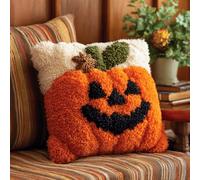 WallustrioaW Kits De Gancho De Pestillo Para Adultos,Víspera De Todos Los Santos Funda De Cojín Para Sofá,Kit De Fundas Para Cojines,Lienzo De Color Preimpreso,43X43Cm