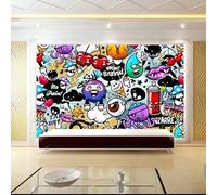 WallustrioaW Papel Tapiz Fotográfico 3D Personalizado Arte Creativo De Grafiti Decoración De Pared Para Sala De Estar,Dormitorio,Decoración Del Hogar-300X210Cm