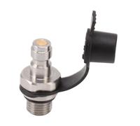 Walmeck Adaptador de Recarga de Cilindro CO2 Rendimiento Estable 3/8 24unf con Diseño Rosca Apretada, Ideal para Recarga CO2-1 Conector