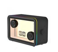 Walmeck Altavoz Inteligente AI Cloud Frame 2 en 1 con Luz Ambiental RGB Pantalla Clara de 11,6 Pulgadas Marco de Fotos Digital Altavoz para Decoración y Entretenimiento del Hogar (Enchufe Europeo)