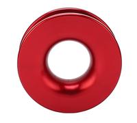 Walmeck Aluminio de Servicio Pesado para el Anillo de Recuperación de Snatch para la Recuperación del Vehículo Fuera de la Carretera (Rojo)