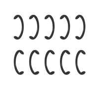 Walmeck Anillos de de Retención Maker 3 Explore Air Accesorios Repuesto Rodillos Goma Duraderos Acero para Máquinas 10 Piezas