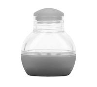 Walmeck Aplicador de Bola de Rodillo para el Cuero Cabelludo para Aceites Esenciales, Microgotas, Aumento la Circulación, Diseño Botella Cuello Ancho, Relleno sin Ensuciar, (Transparente)