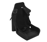 Walmeck Bicicleta Portador de Muñecas de Muñeca Plegable Longitud de Correa Ajustable Plástica Asiento de Bicicleta de Muñeca Delantera Al Aire (Negro)