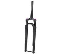 Walmeck Bicicleta Suspensión Frontal de la Bifurcación de Aluminio Manual Bloqueo de Choque Amortiguador de Choque Suspensión de Aire Horquilla 700c Bicicleta de Carretera (Naranja)