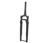 Walmeck Bicicleta Suspensión Frontal de la Bifurcación de Aluminio Manual Bloqueo de Choque Amortiguador de Choque Suspensión de Aire Horquilla 700c Bicicleta de Carretera (Blanco)