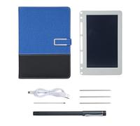 Walmeck Bolígrafo inteligente + cuaderno de cuero A5 forrado + tablero de escritura sincronización en tiempo real para digitalización con aplicación de voz a texto, almacenamiento sin conexión