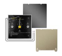 Walmeck Cama con Calefacción de Aluminio 235 * 235 Mm Compatible con una Hoja de K1 PEI Textured para el Nylon PETG PLA ABS PETG, Fácil de Reemplazar el Cable Preinstalado Adecuado con K1C (3)