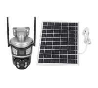 Walmeck Cámaras Solares para Seguridad del Hogar, Cámara de Seguridad Inalámbrica 4MP 3K HD 360° PTZ Cámara de Vigilancia WiFi con Seguimiento de Movimiento Inteligente con Panel Solar,