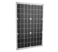 Walmeck Cargador USB Dual con Panel Solar Monocristalino de Alta Eficiencia, Diseño Resistente Al Agua para Yates, Vehículos Recreativos, con Tasa de Conversión del 23-24%, Salida de