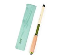 Walmeck Coda de Pesca de Niños Portátiles, Mini Caña de Pescar con Eje de Carbono y Agarre de Madera, Telescópico y Fácil de Almacenar, para Carpa, Bagre, Salmón, Trucha (2m)