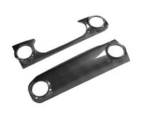 Walmeck Cubierta Embellecedora de Consola Central Estilo Fibra de Carbono, Panel Tablero Lujo para JL JLU, Mejora el Interior del Coche