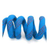 Walmeck Cuerda de Escalada de 10 Mm, Cuerda Estática de 10 M/20 M/30 M, Cuerda de Seguridad Súper Fuerte con Ganchos de Metal, Adecuada para Ingeniería, Rescate, Camping, Senderismo y (10m)