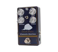 Walmeck Efectos de la Guitarra Eléctrica Pedal Classic Clean Overdrive Cloud Drive Control de Ecualización Flexible PRE Post Post Dual Ajuste de Tres Modos de Corte de Ondas Pure True