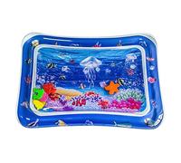 Walmeck El Mejor Momento Boca Abajo para El bebé, Material Seguro y Duradero, Promueve El Desarrollo del bebé con Tapete Inflable de PVC para Juegos Acuáticos, Centro de Actividades de (1)