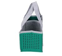 Walmeck Estuche de Transporte de Fieltro para Toniebox, Bolsa Almacenamiento Portátil con 6 Correas Elásticas y Diseño Hueco, para el Set Inicio y Accesorios del Reproductor (Lago Azul)