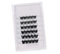 Walmeck Eyelashs de Cazas Postizas de Belleza Zlraqi de Belleza para Extensiones de Pestañas de Aspecto para Efecto Voluminoso [desgaste diario] (MF10-2)