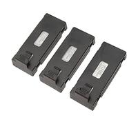 Walmeck Kit de Batería de Litio para Aviones RC 3 Piezas con Cable Carga 3 en 1 Energía Alta Capacidad y Larga Duración para Drones E88 E88Pro LS E525 E525Pro Material Plástico (1800mah)