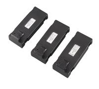 Walmeck Kit de Batería de Litio para Aviones RC 3 Piezas con Cable Carga 3 en 1 Energía Alta Capacidad y Larga Duración para Drones E88 E88Pro LS E525 E525Pro Material Plástico (2600mah)